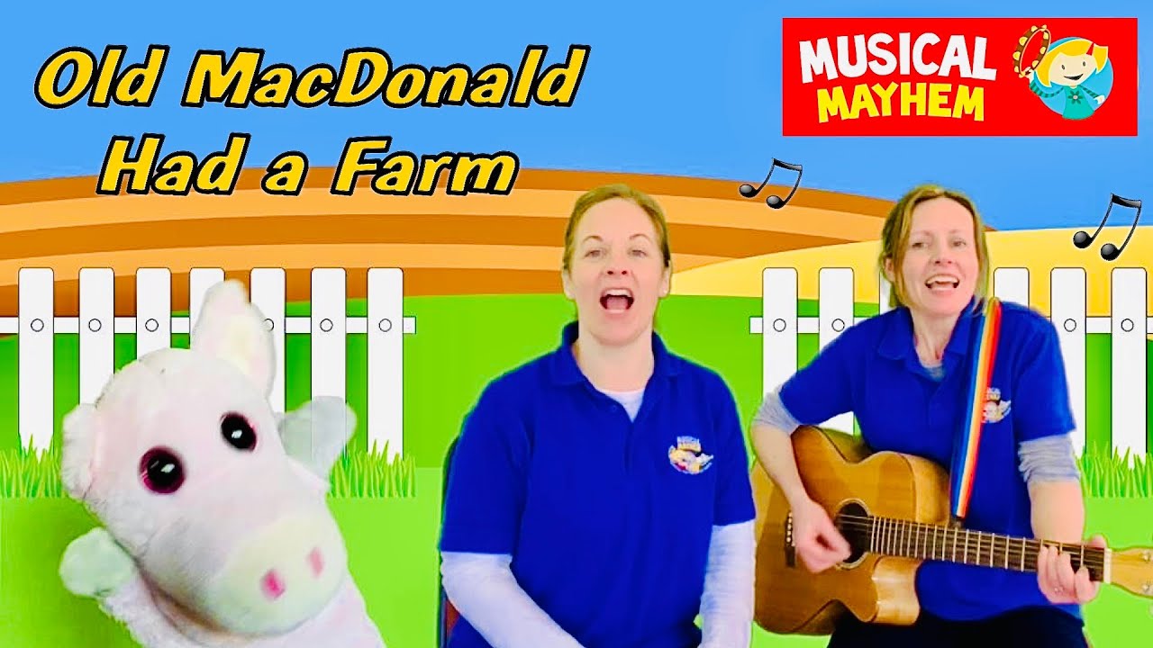 Old MacDonald Had a Farm | Kids song | Musical Mayhem