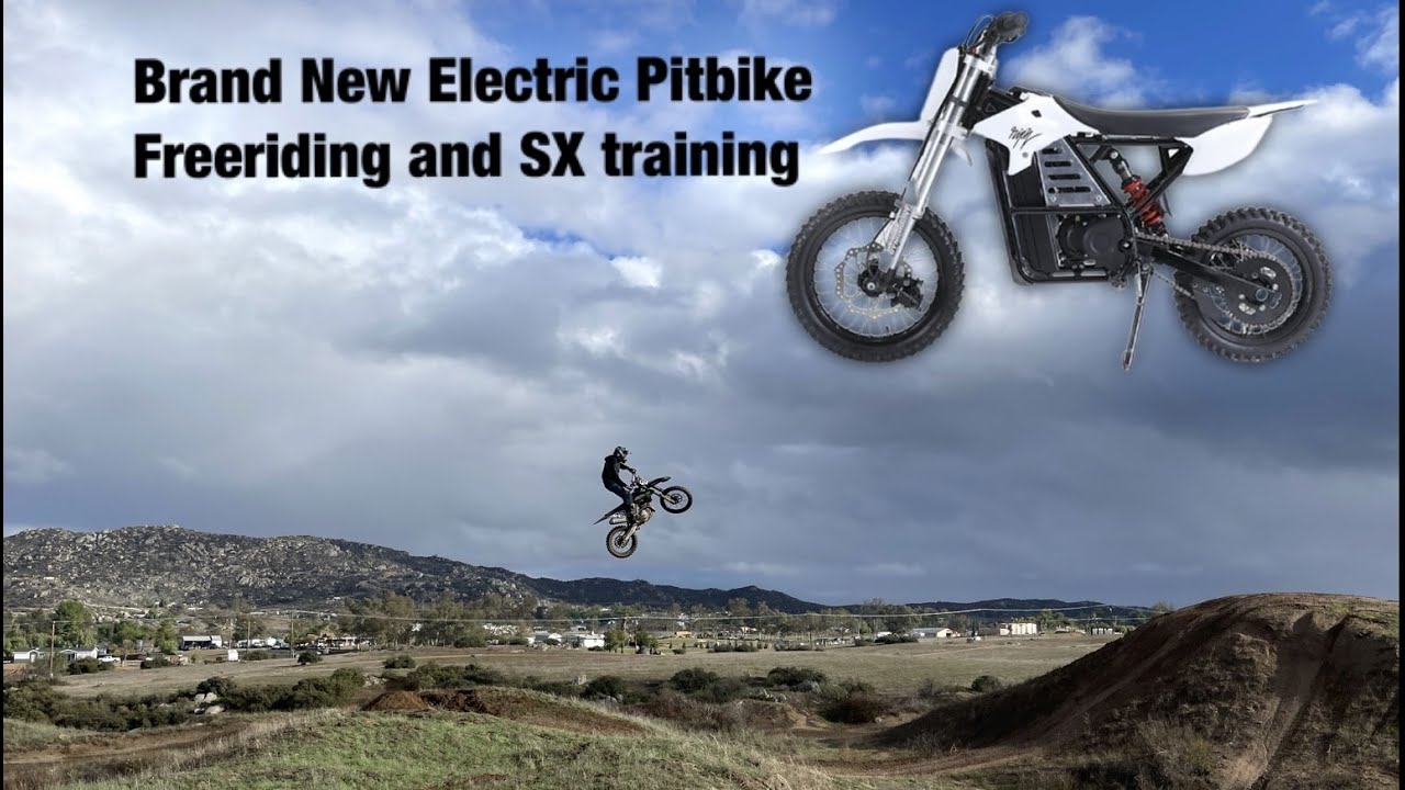 Riding the New Ripz E-pitbike, Freeriding, and SX training