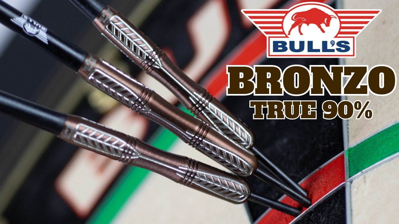Test des@bullsdartsnl Bronzo True - 90% Tungstène en 23g - Fléchettes pointes acier