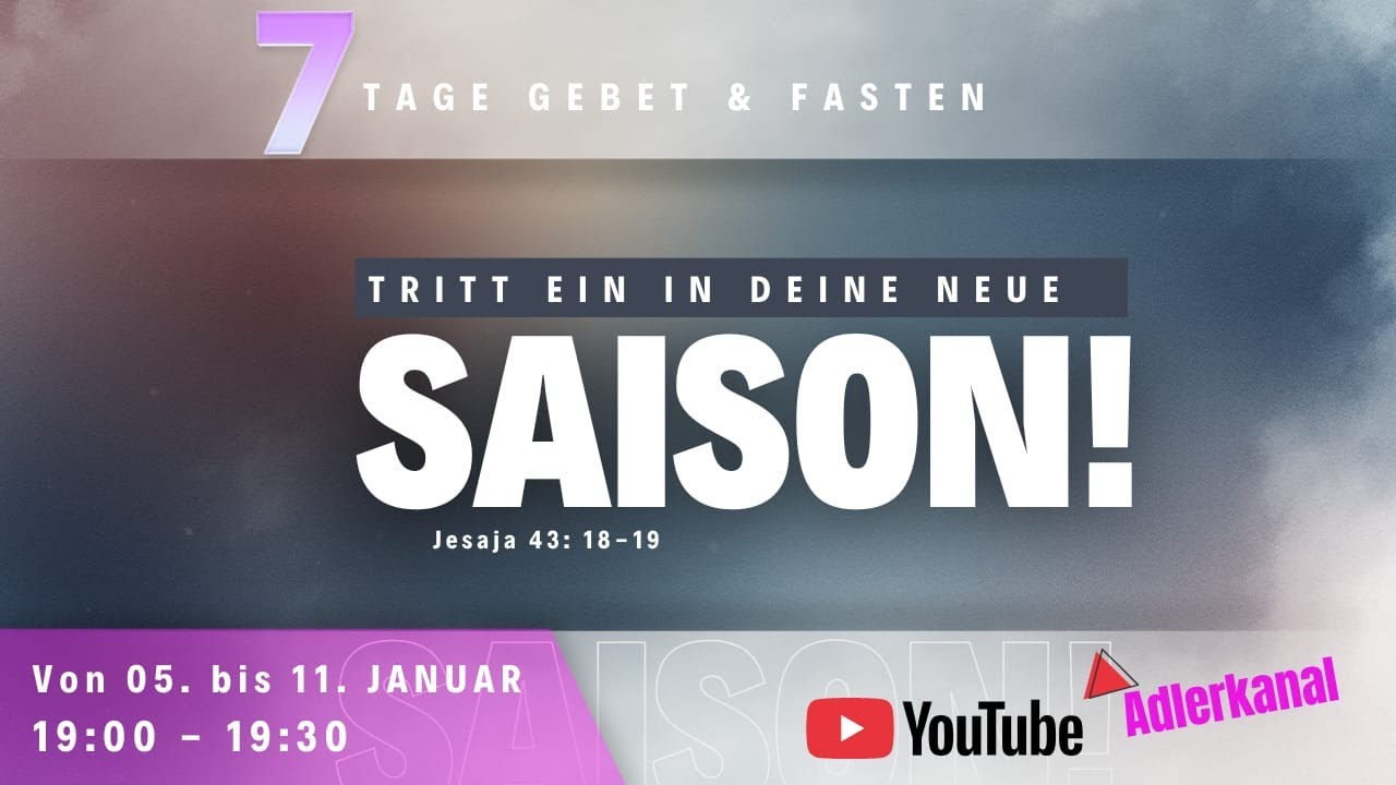 Tritt ein in deine neue Saison - Tag 1