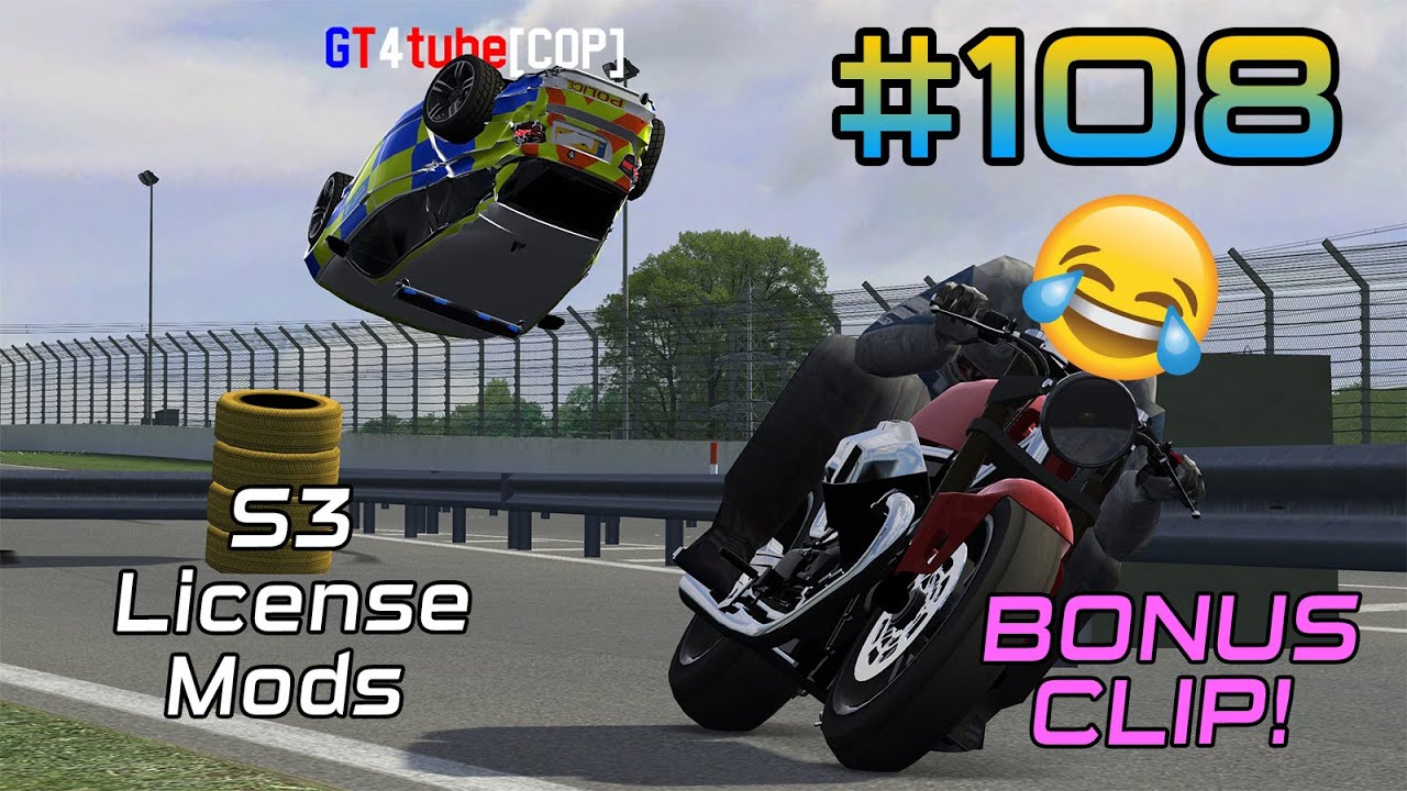 Epic Funny Moments #108 - Live For Speed S3 Mods + Bonus Clip!