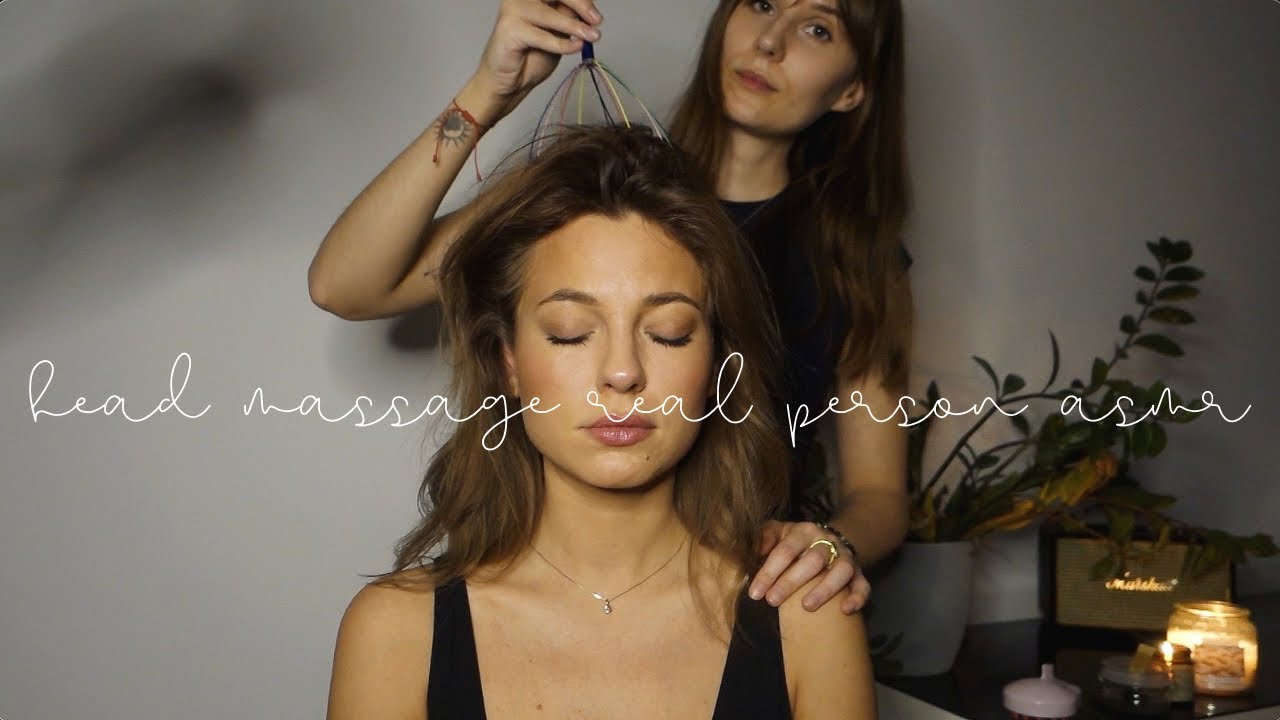 MASAŻ GŁOWY & CZESANIE WŁOSÓW 💆🏼‍♀️ REAL PERSON I ASMR po polsku 🌙 (szept)