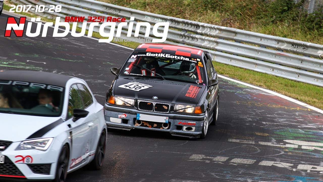 BMW E36 325i Race vs Seat Leon Cupra - N&uuml;rburgring - 28.10.2017 - GotiKGotcha-Motorsport.com