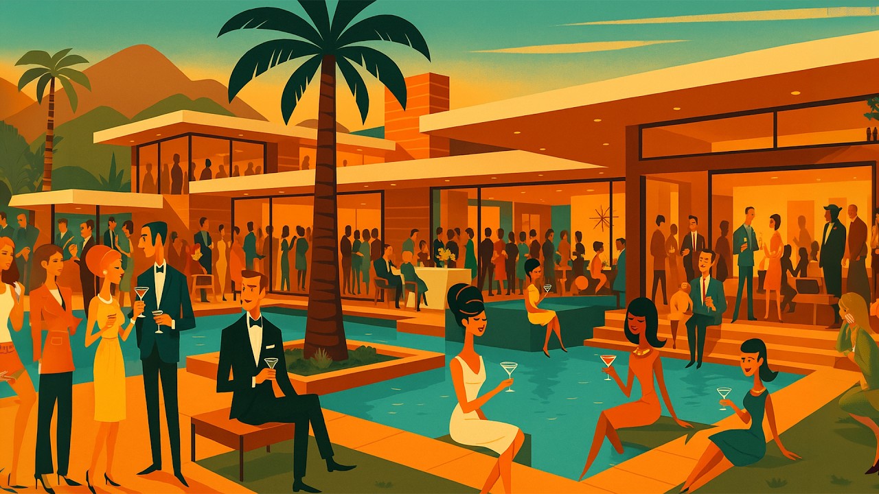 ATOMIC JAZZ LOUNGE COCKTAIL MUSIC | POOLSIDE AT THE PALMS