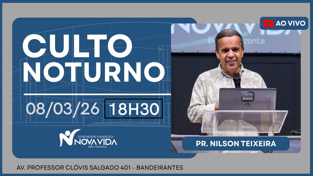 CULTO DOMINGO NOITE - 08/03/26