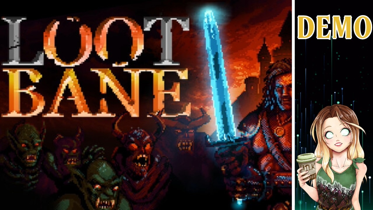 LOOTBANE - DEMO - RPG Roguelite + znaczące wybory | Gameplay PL