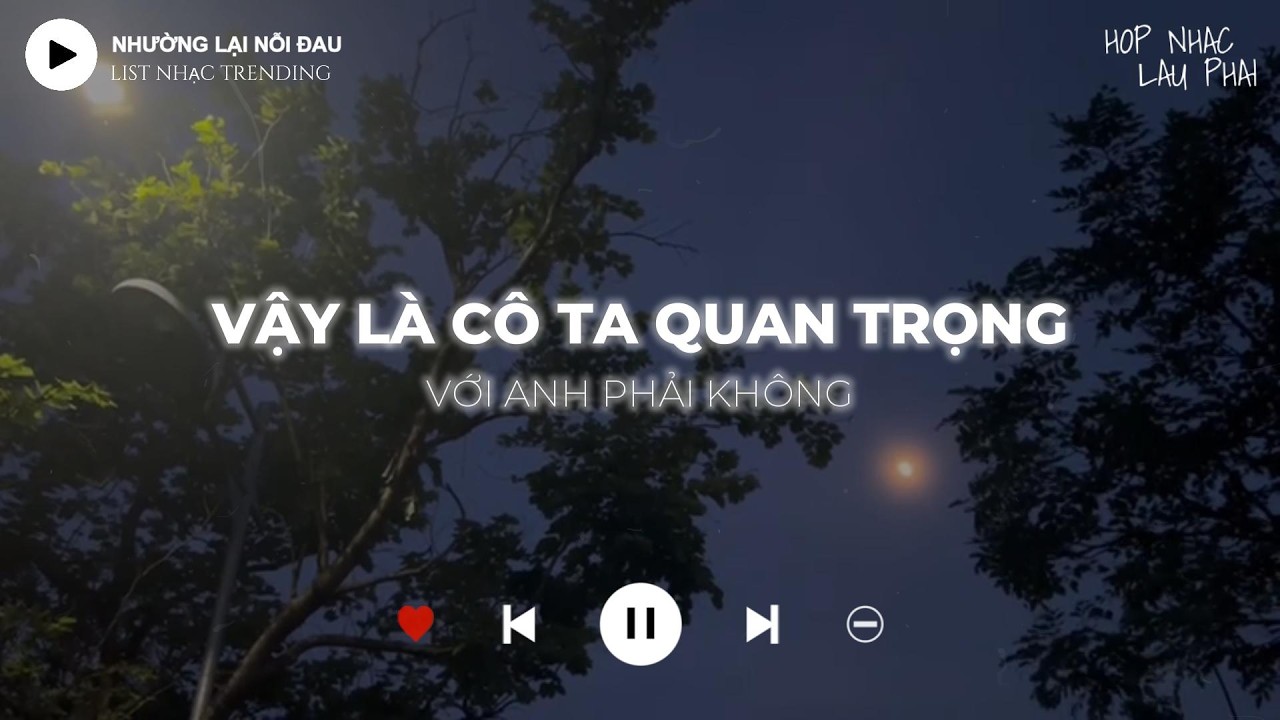 Trả Lại Cho Anh Hết Ngày Ta Chưa Bắt Đầu...Nhường Lại Nỗi Đau Lofi | Playlist Nhạc Chill Hot Trend