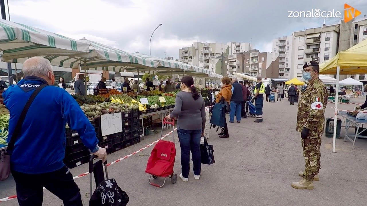 Vasto, riapre il mercato al quartiere San Paolo: ingressi scaglionati e molte precauzioni