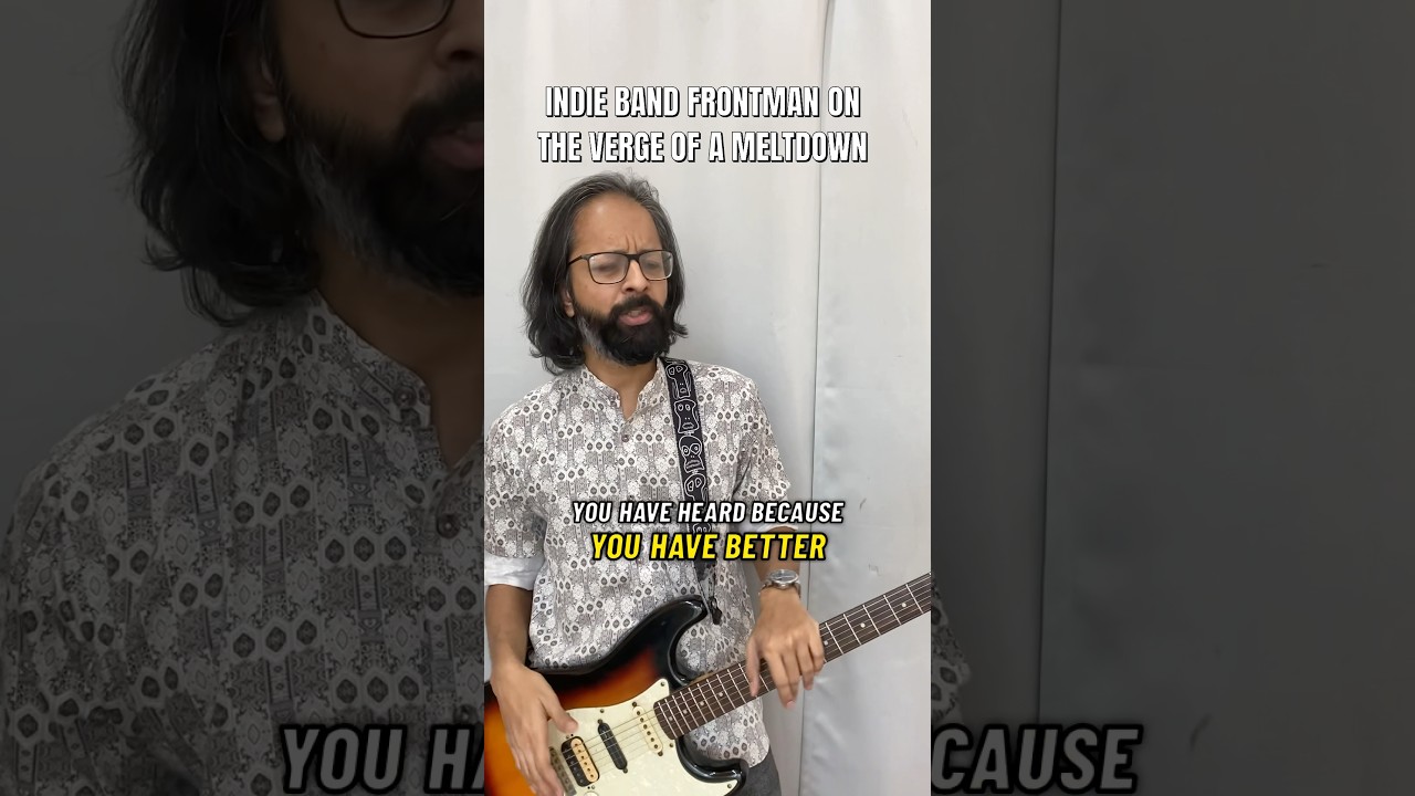 Band frontman  has a meltdown 