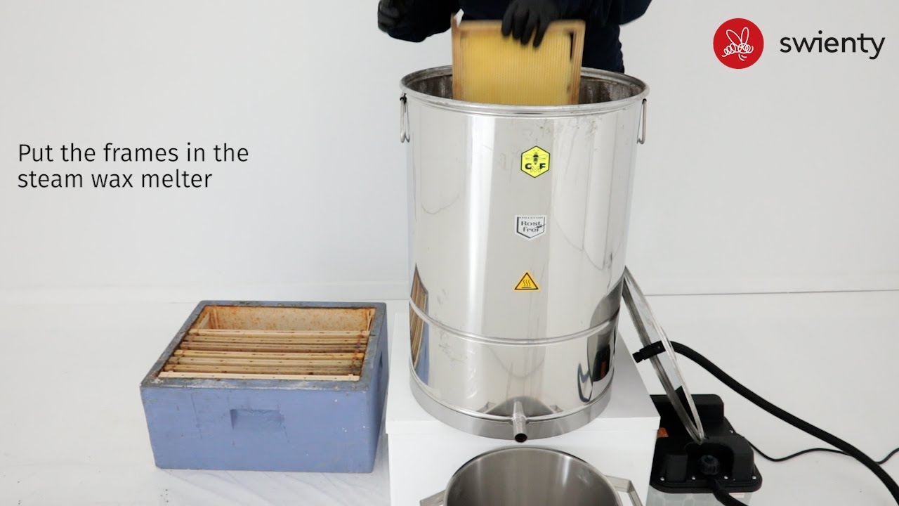 Steam wax melter