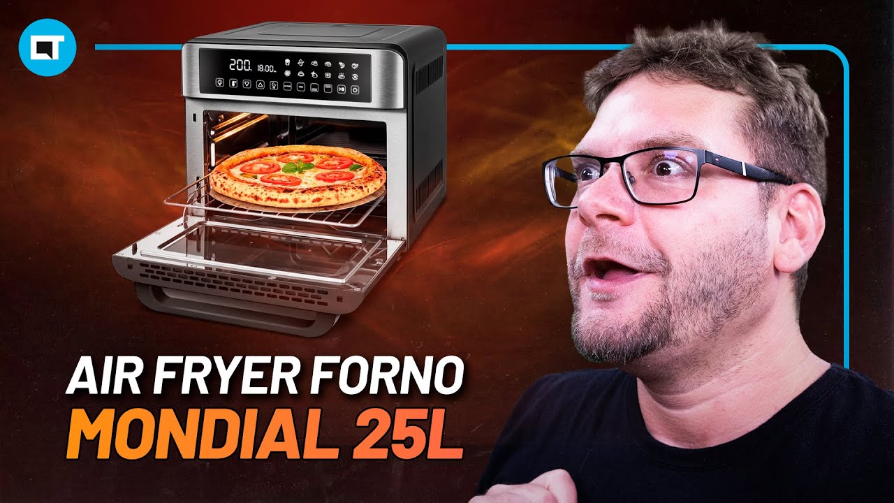Air Fryer Mondial de 25L: Cabe até uma pizza inteira! 🍕