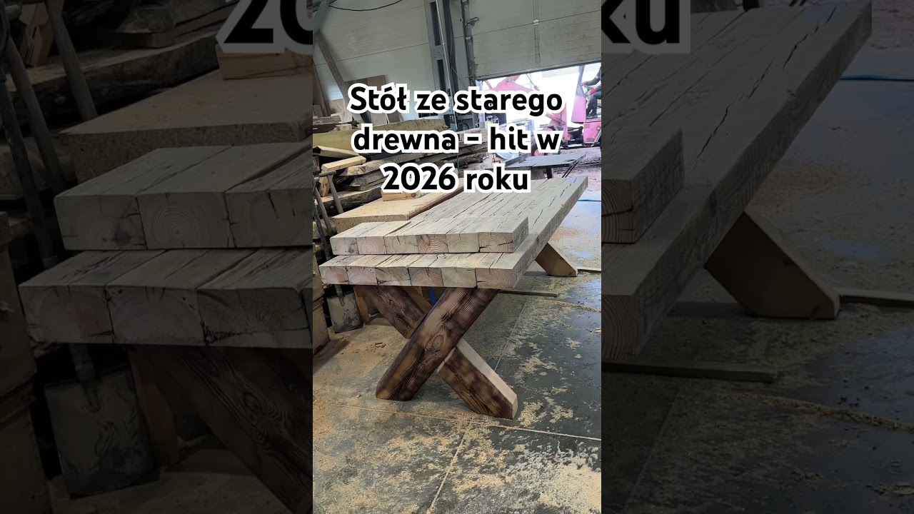 Stare drewno jest zawsze na czasie 