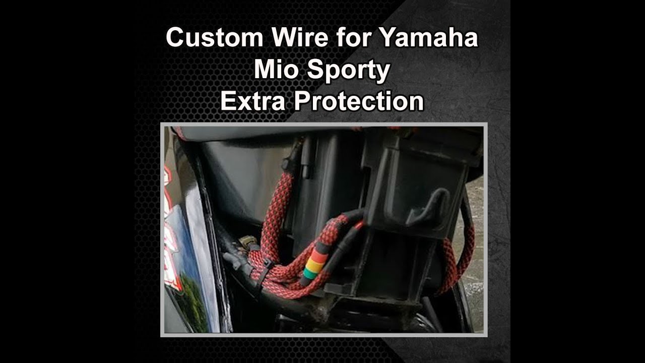 DIY Custom Wire on Yamaha Mio Sporty