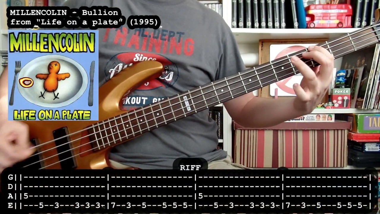 MILLENCOLIN - Bullion (bass cover w/ Tabs)