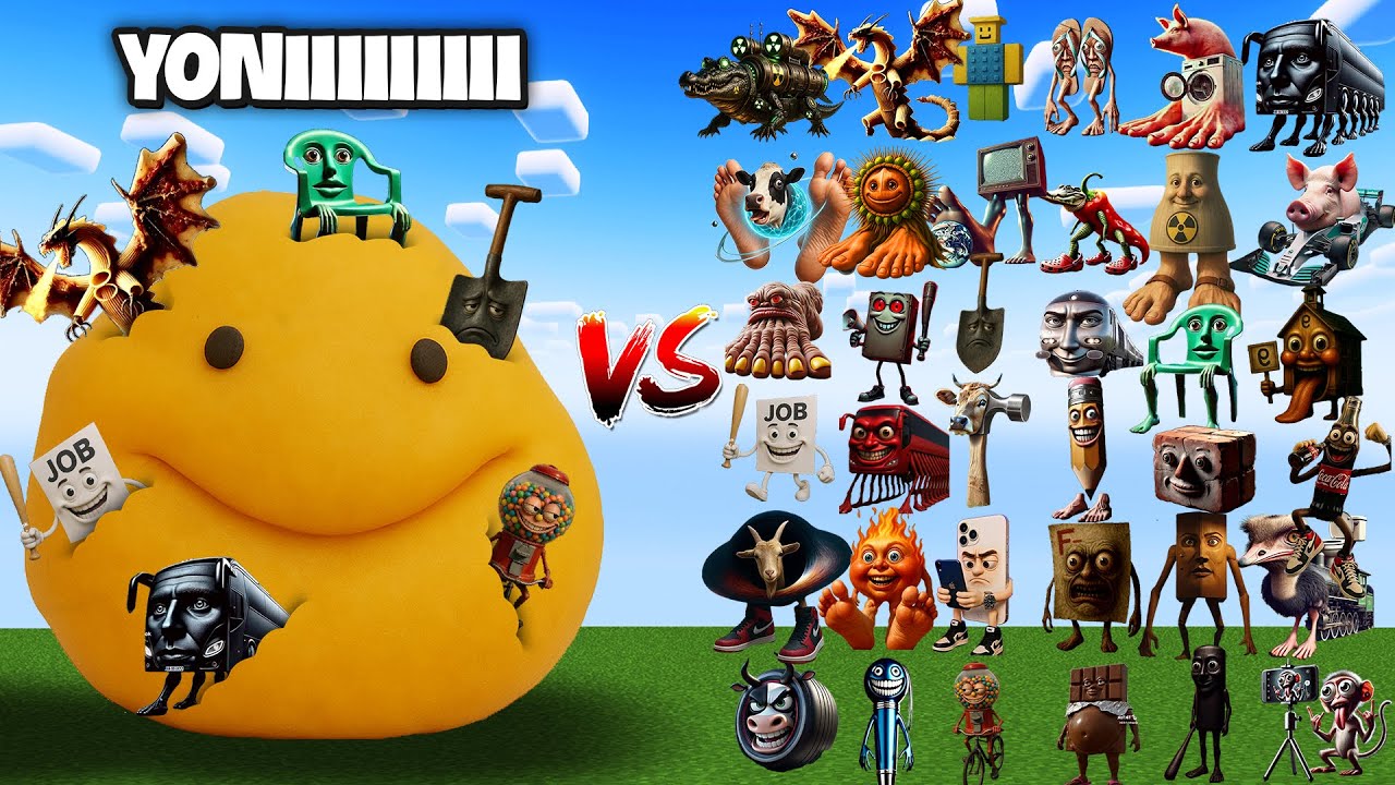 YONIIIIIIII VS All Brainrot Bosses | Brainrot Battle