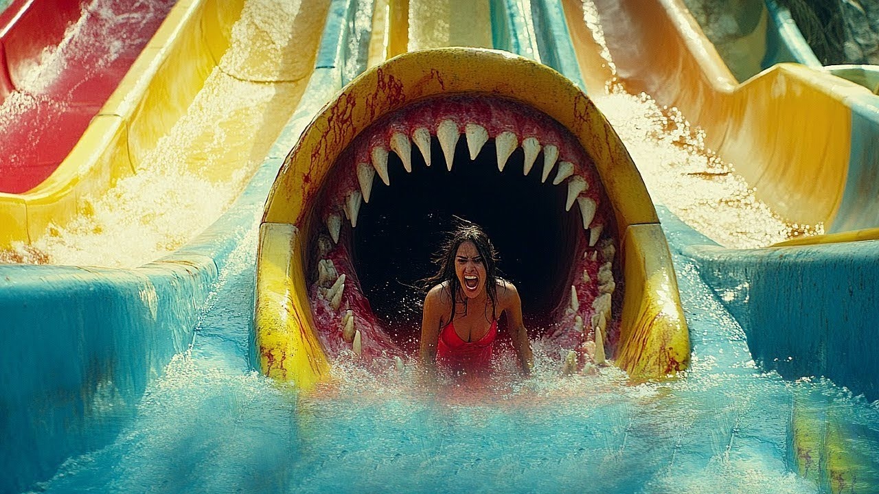 Если они спустятся с гигантской водной горки, то пройдут прямо через ловушки и будут уничтожены.