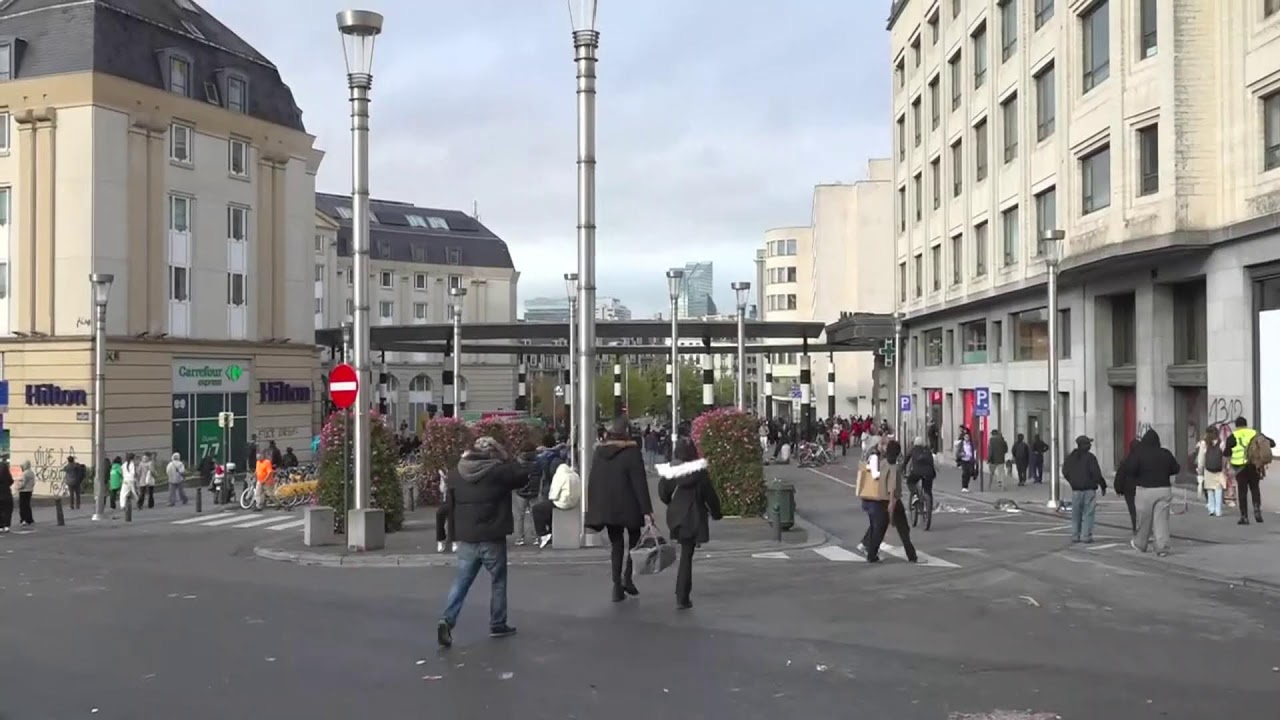 LIVE: Belgian trade unions lead nationwide protest over budget plans