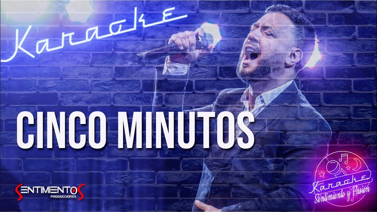 Lucas Sugo - Cinco minutos (Karaoke)