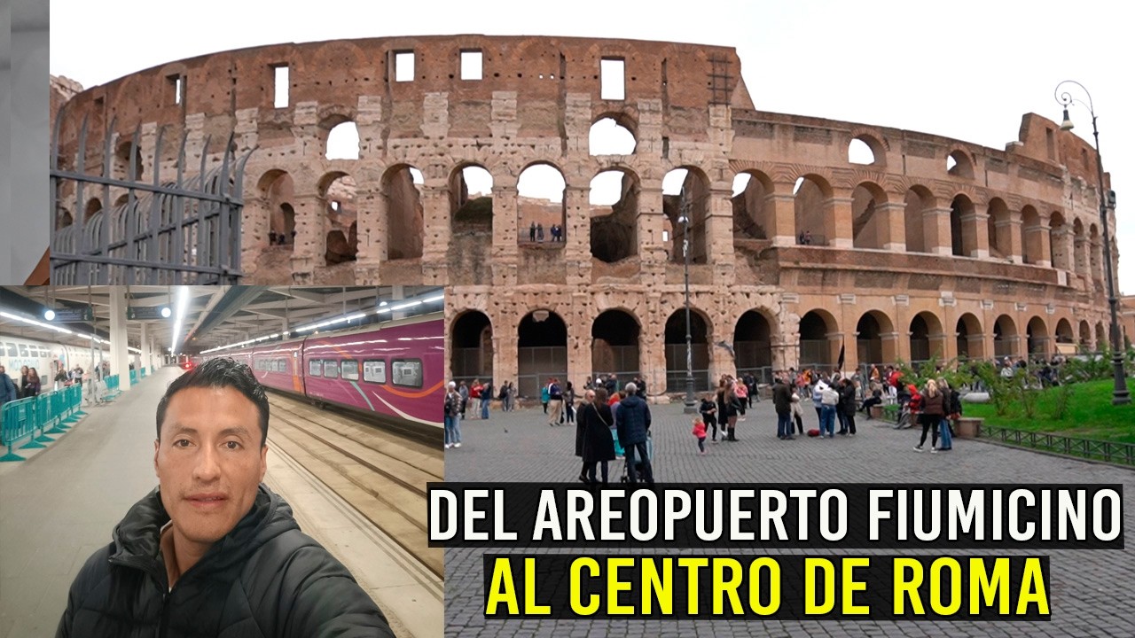 Cómo ir desde el Aeropuerto de Fiumicino al Centro de Roma en TREN/ITALIA 2024.