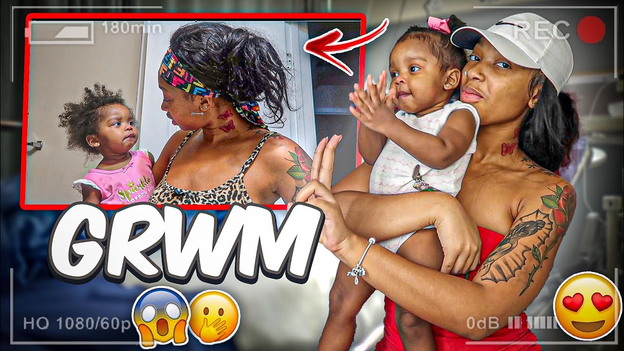 GRWM MOMMY & BABY EDITION| REALISTIC MORNING ROUTINE