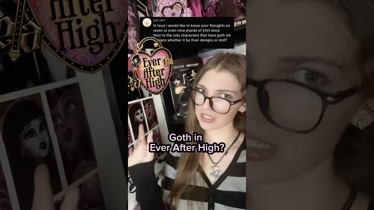 Are there goth characters in EAH? #EverAfterHigh 👑🖤🦇