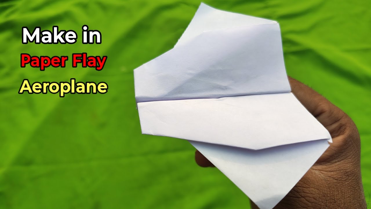 Make In Bird Flay paper aeroplane 