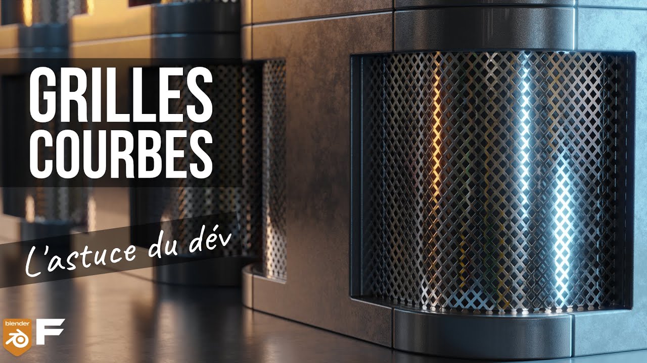 Faire des grilles courbées - Fluent et Blender tutorial