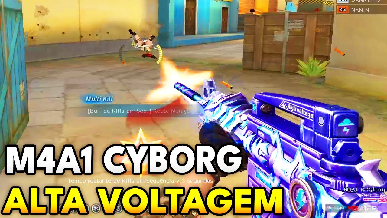 JOGUEI COM A M4A1 CYBORG RECOMPENSA DA BLACK FRIDAY (ANTES TARDE DO QUE NUNCA NÉ?)
