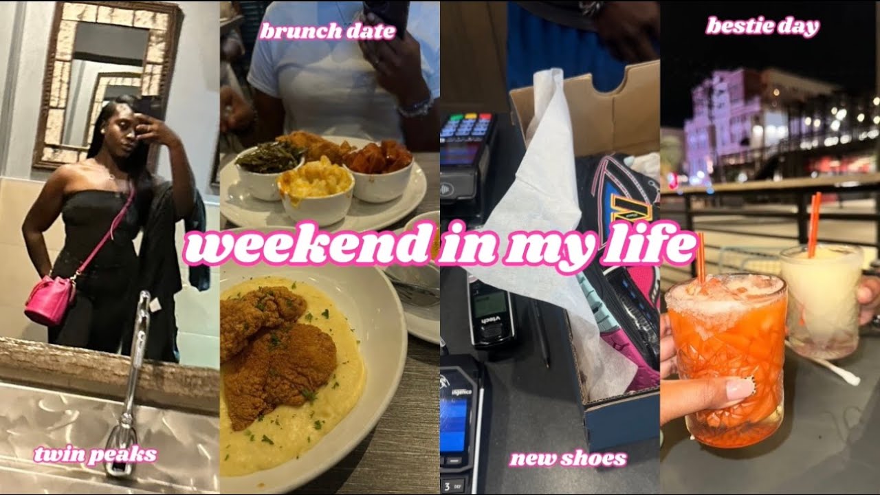 WEEKEND VLOG: hair appt, twin peaks, bestie date + more.  life of a GIRL in her mid 20s ✰