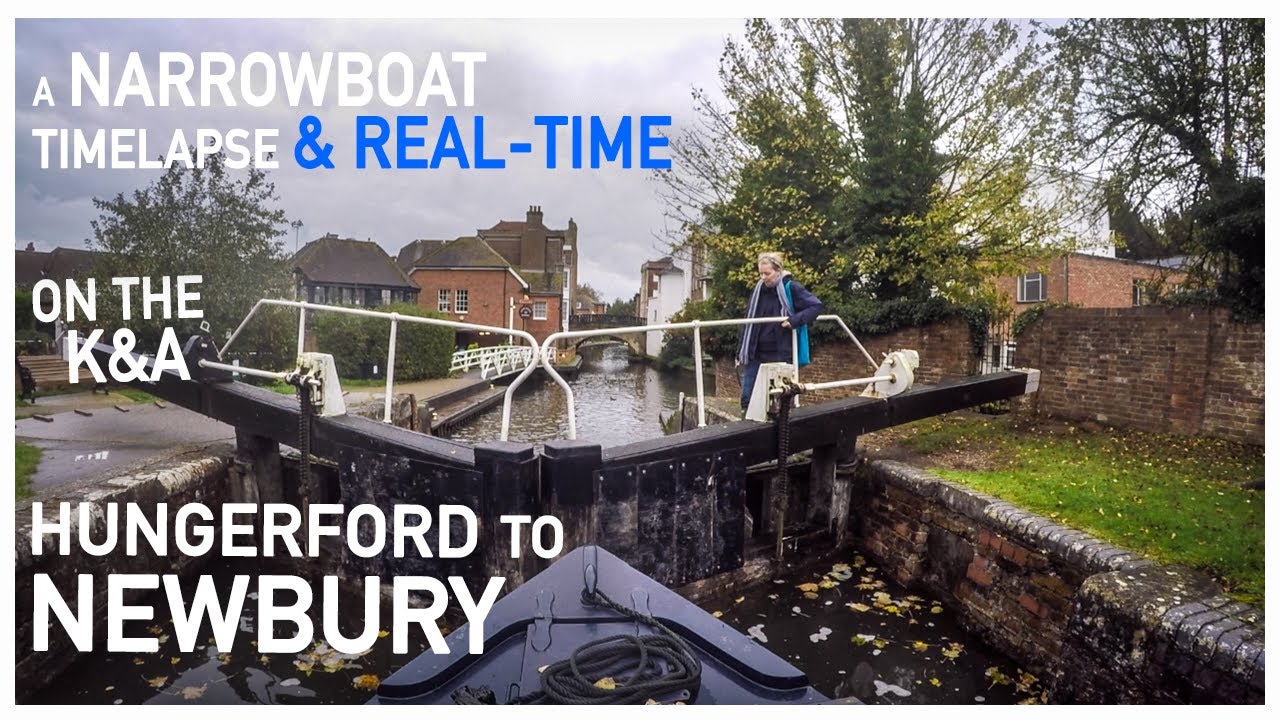 029.02 -  Hungerford to Newbury || A Narrowboat Time-Lapse & Real-Time Cruise on the K&A
