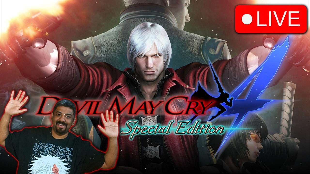 first time trying | Devil May Cry 4 🔴LIVE 🔴