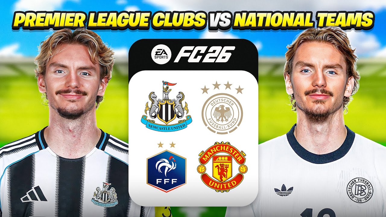 Premier League Clubs vs World Cup National Teams! 🏆
