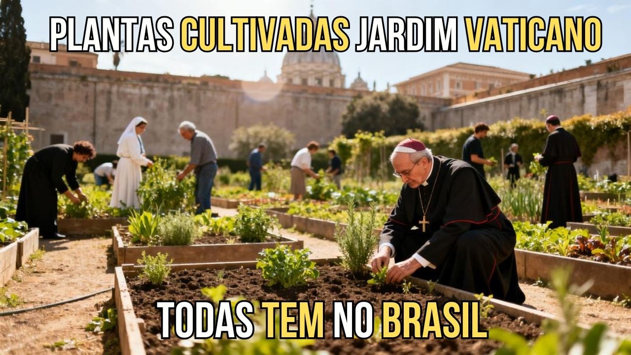 4 Plantas Que PAPA FRANCISCO Cultivava Nos JARDINS VATICANOS (Todas Tem No Brasil)