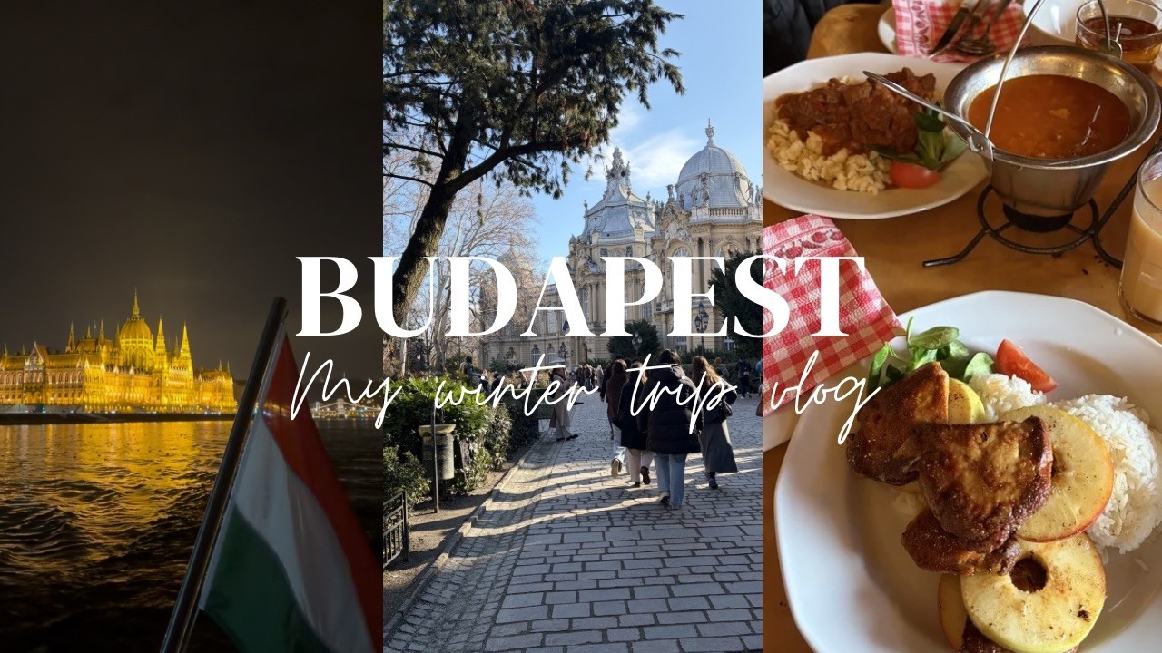 【ブダペスト vlog】2泊3日のハンガリー旅行🇭🇺 | 景色も料理も素敵な国 | ドナウ川クルーズ | フォアグラ | グヤーシュ
