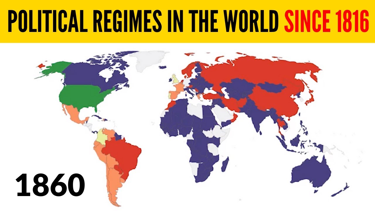 Evolution Of Political Regimes In The World Since 1816