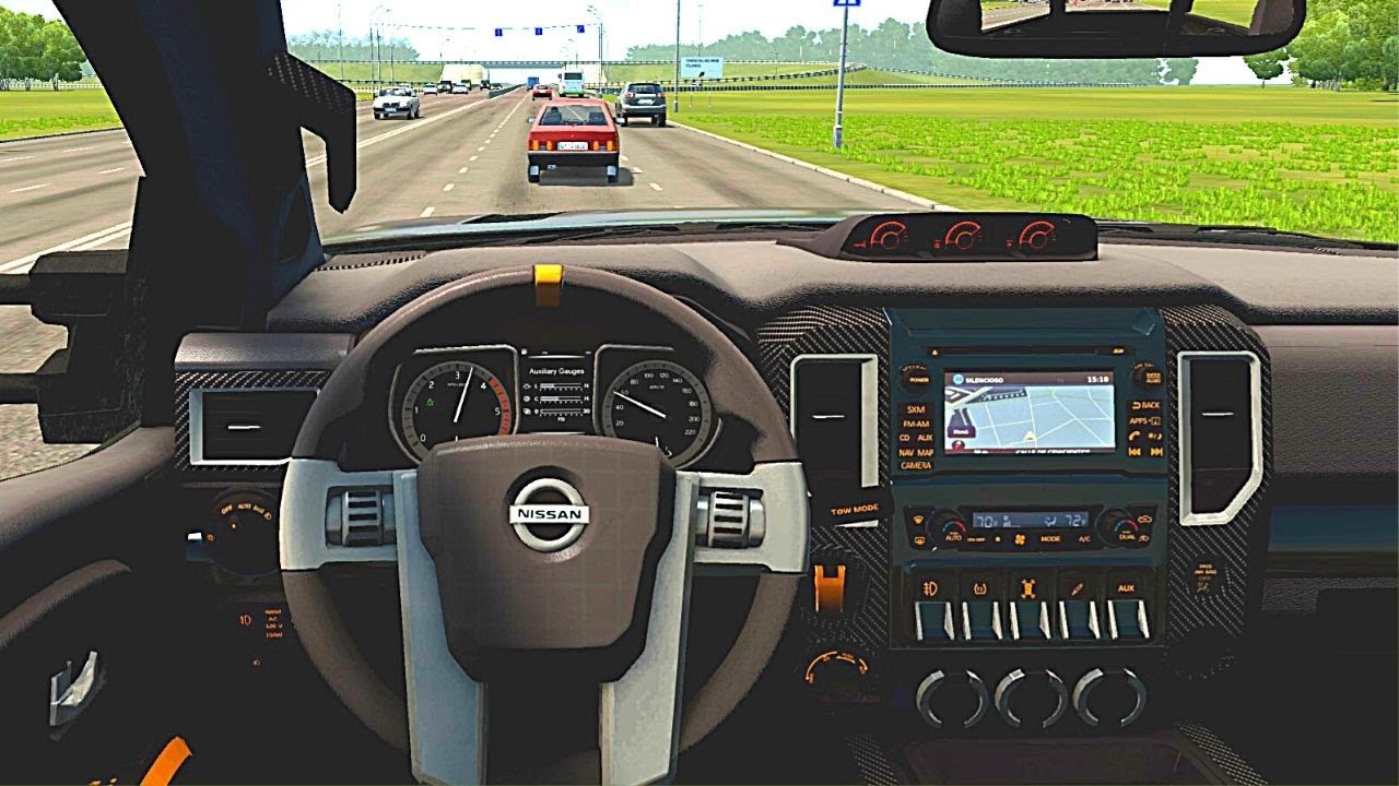 Nissan Titan Warrior{2016}City Car Driving - Gameplay
