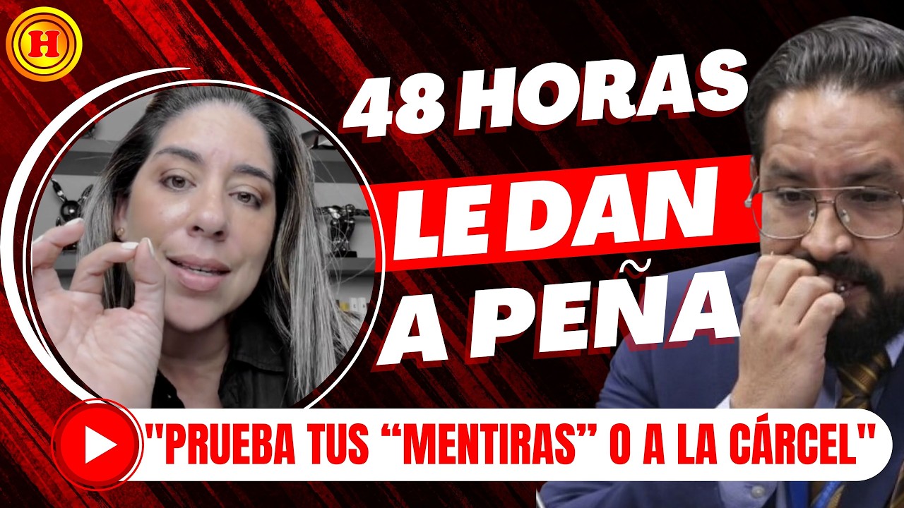 ⏳ 48 HORAS O DEMANDA: Luzárraga acorrala a Peña por calumnias y vínculos criminales