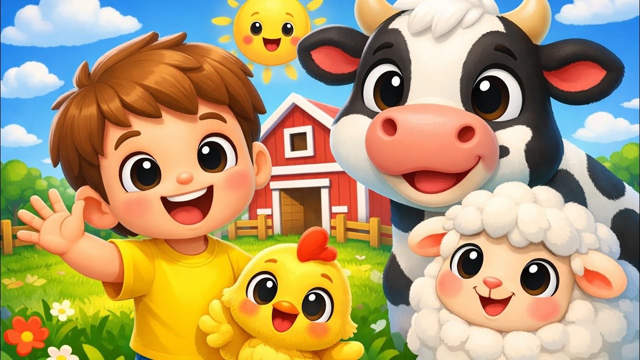 Sunny&rsquo;s Happy Day at the Farm 🌾🐮 | Peekaboo Family 