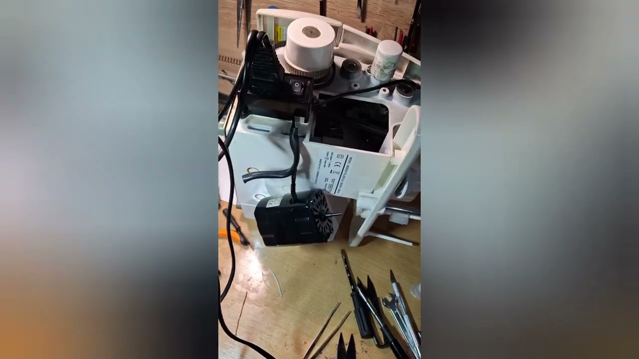 Оверлок не работает, не крутит мотор оверлока