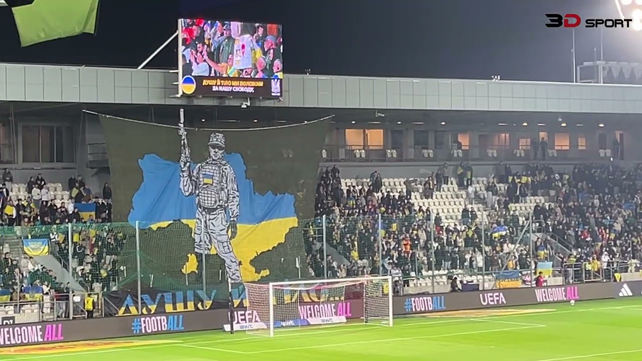 WQ: Ukraina - Azerbejdżan [Hymn i oprawa Ukraińców]. 2025-10-13