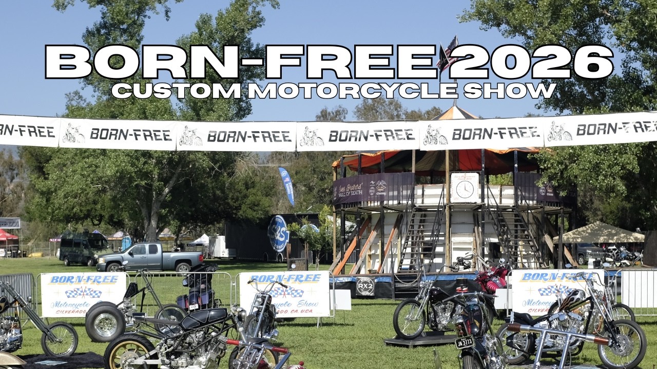 Кастомные мотоциклы Born-Free 2026 | Выставка приглашенных байков #DicEtv