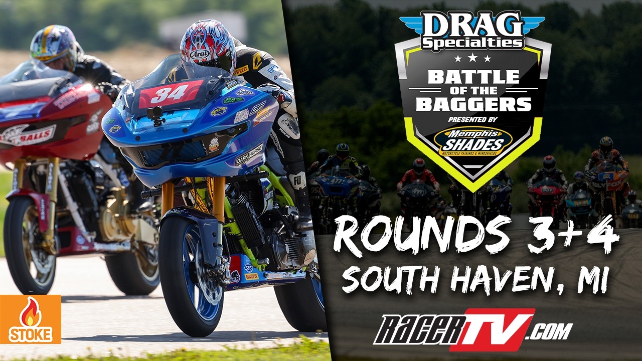 2026 Bagger Racing League Rounds 3&4 - Gingerman Raceway - Full TV Broadcast