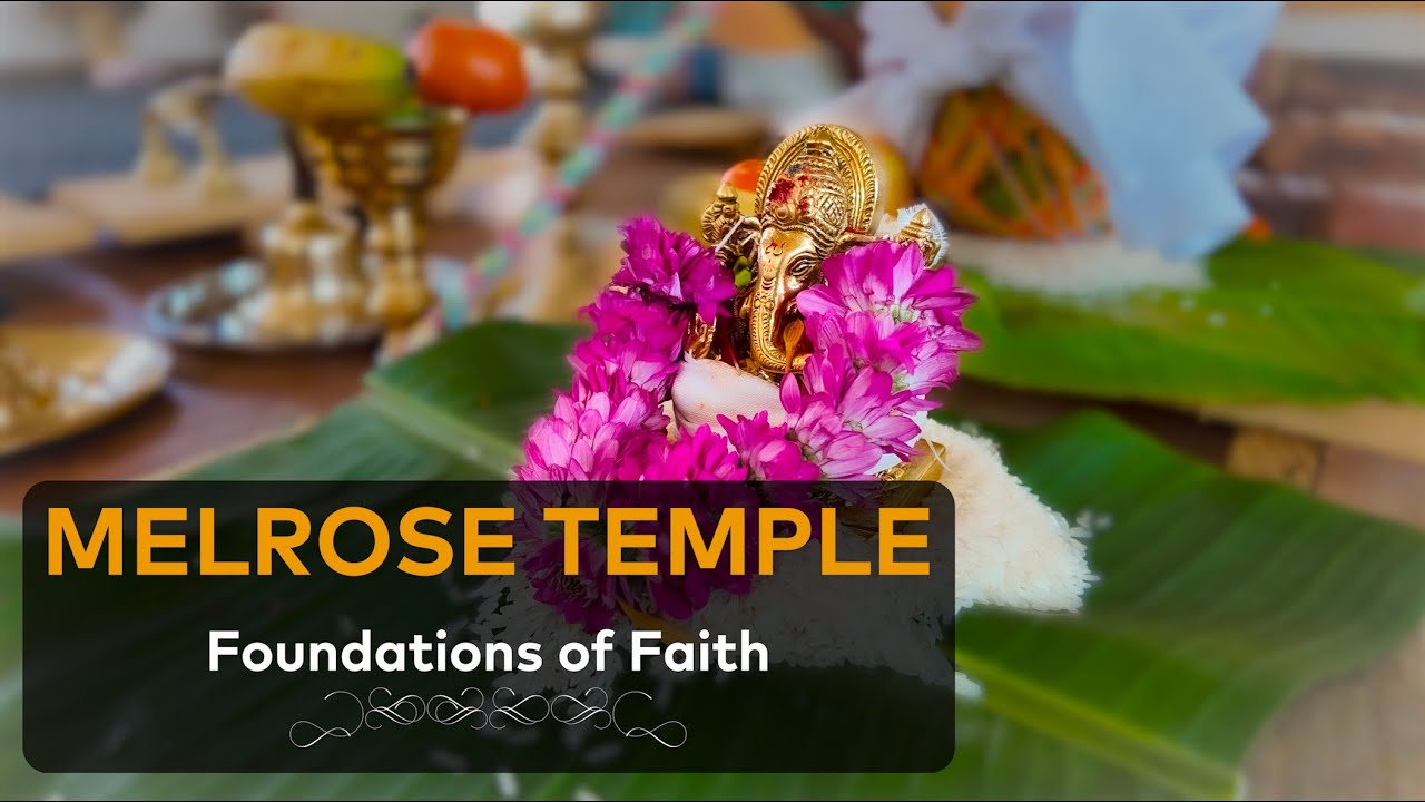 MELROSE TEMPLE   Bhoomi Pooja