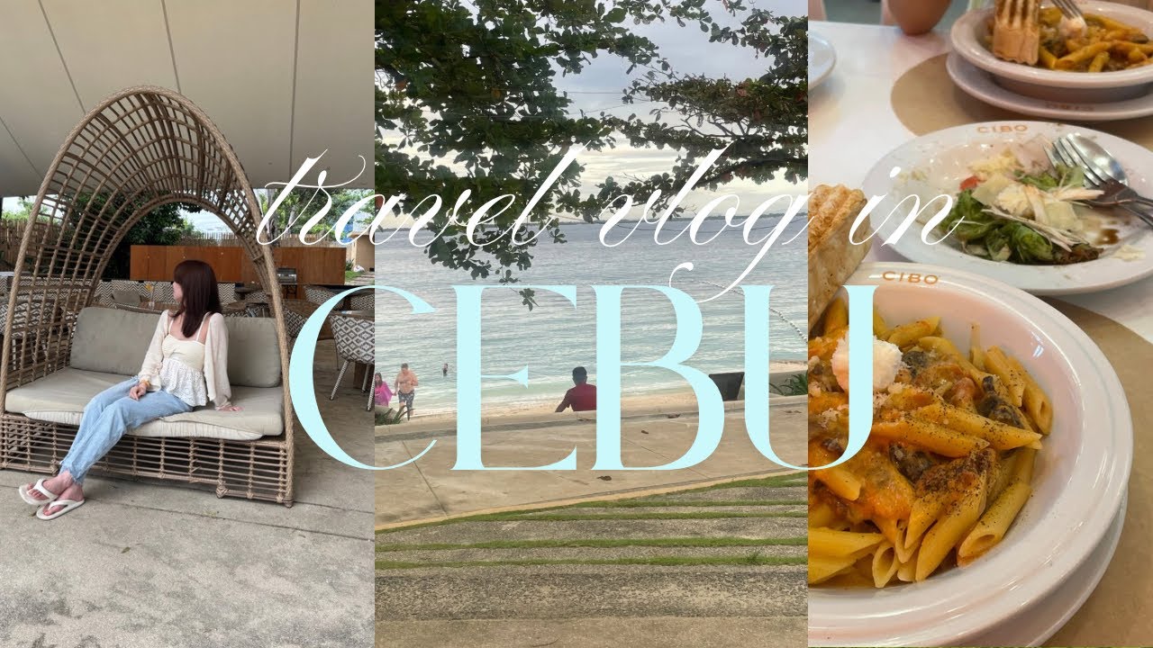 ［セブ島vlog］3泊4日セブ旅行part2🇵🇭きれいな海🏖️おしゃれランチ🍴海沿いのレストラン🍾ナイトマーケット🧺