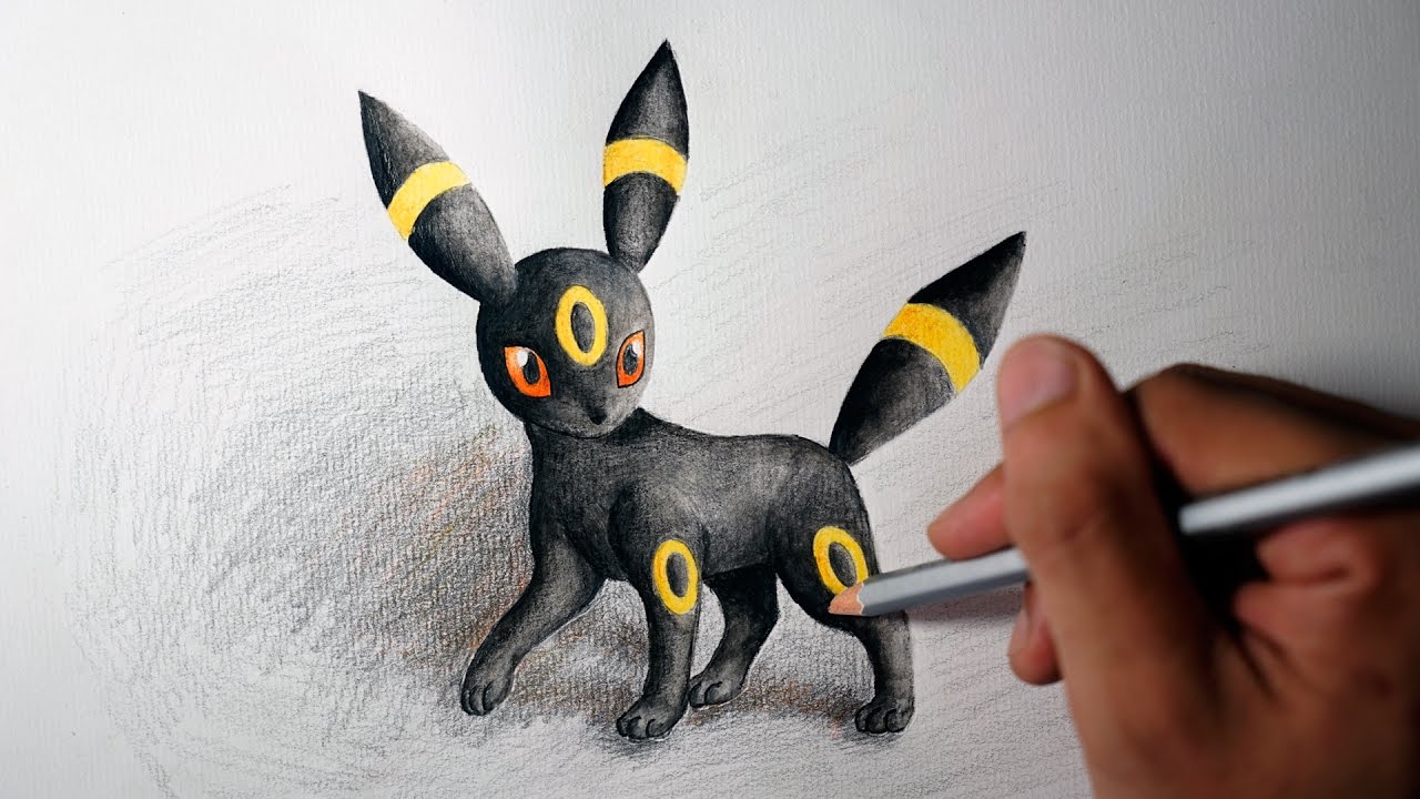 Eeveelutions - Umbreon Drawing (Shin Art)
