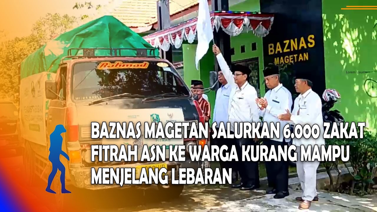 MAGETAN Baznas Magetan Salurkan 6 000 Zakat Fitrah ASN Ke Warga Kurang Mampu Menjelang Lebaran