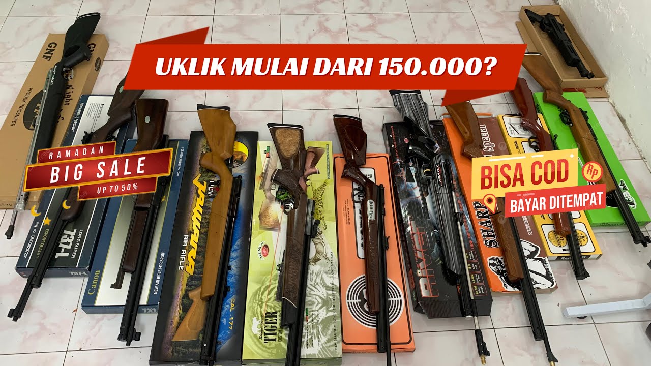 150 ribu dapat senapan angin ?? DAFTAR HARGA SENAPAN ANGIN DARI TERMURAH terbaru 2025#cod #pcpmurah