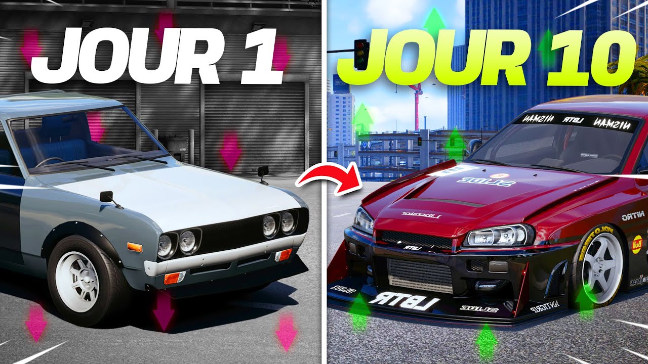 J'ai joué pendant 100 HEURES à CarX Street (l'évolution de fou!)