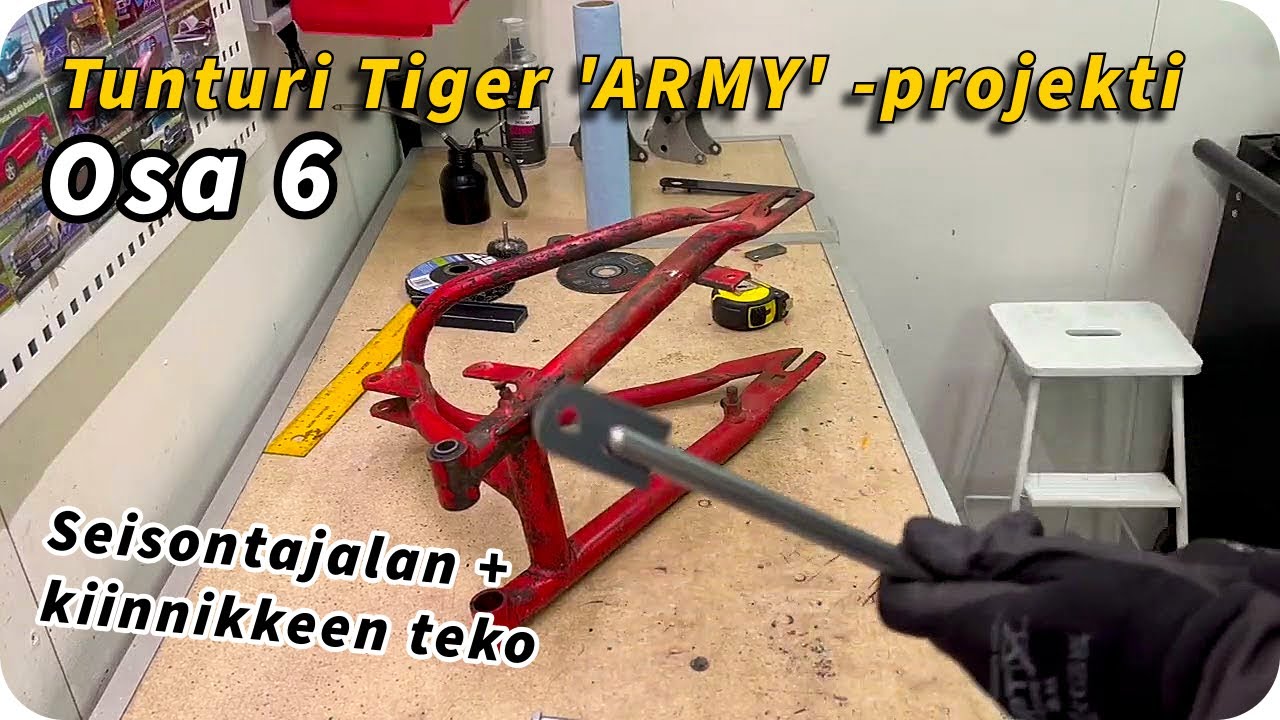 Tunturi Tiger 1986 ARMY mopo - OSA 6 #moped