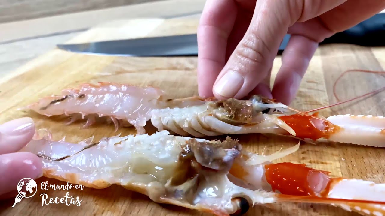 CÓMO ABRIR UNA CIGALA PARA COCINARLAS A LA PLANCHA O AL HORNO ⭐️⭐️⭐️⭐️⭐️